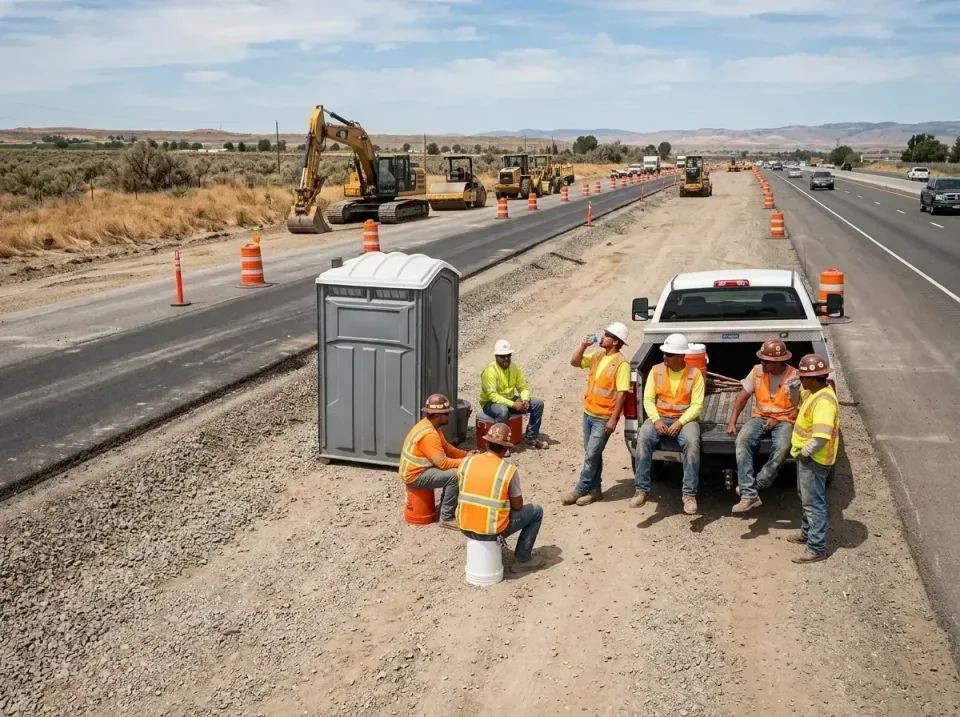 highway-road-construction-crew-007 — frequently asked questions, Porta Potty and Restroom Rentals in San Joaquin, CA
